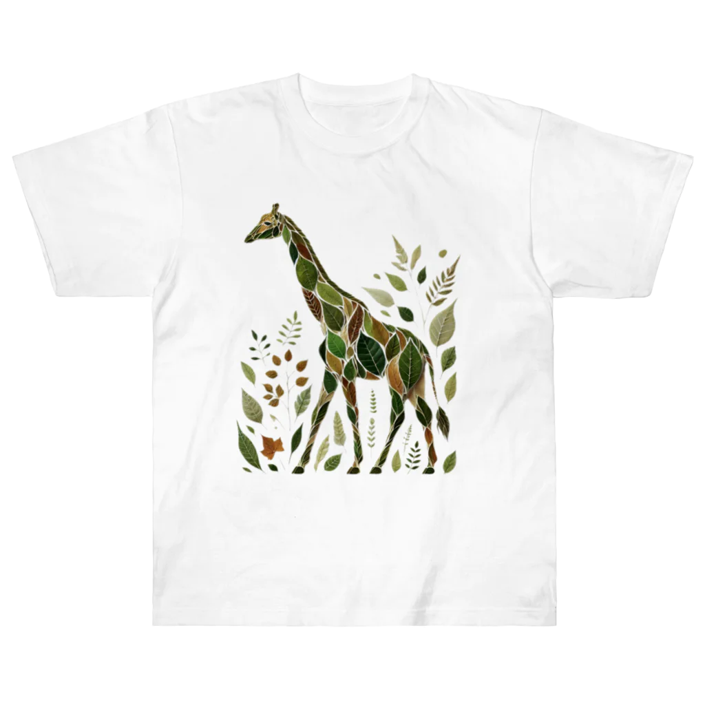 ロボぞう工務店のキリンの空中庭園 Heavyweight T-Shirt