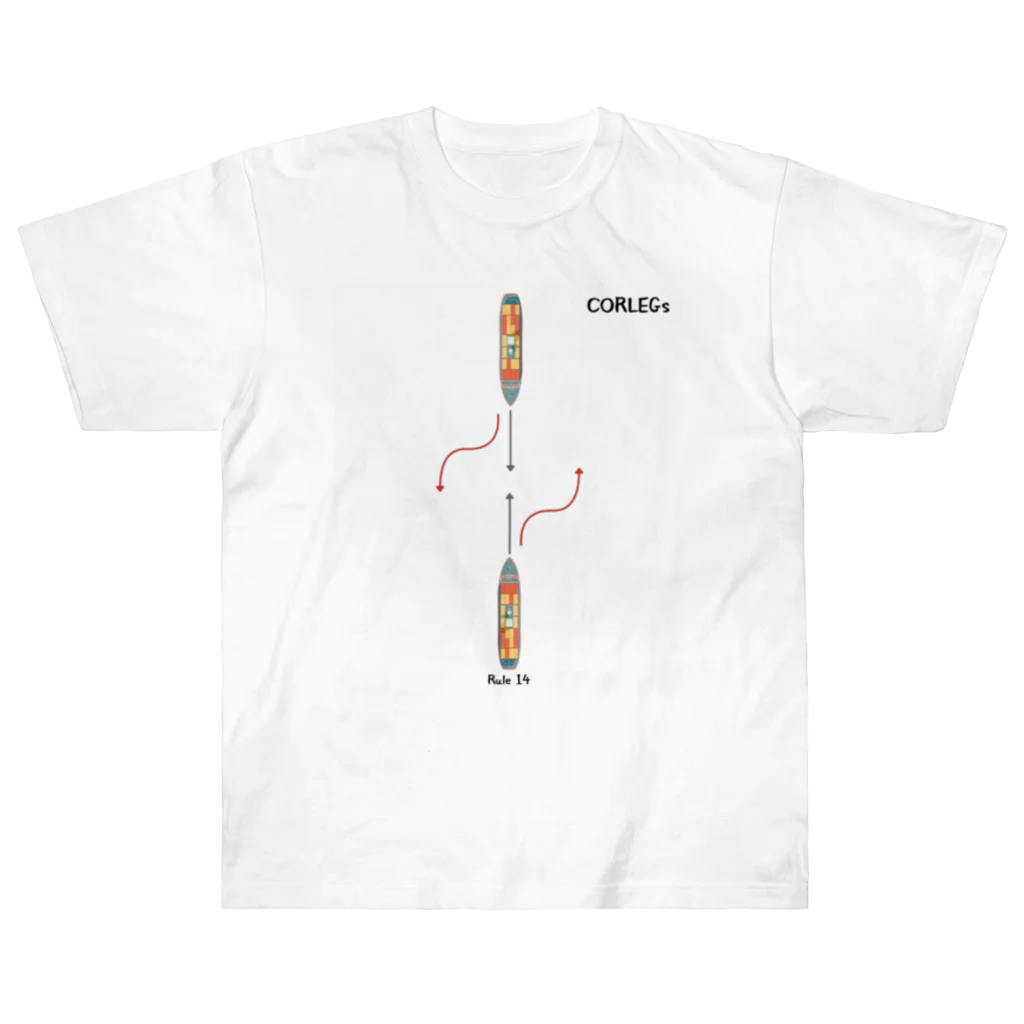 船好き海好きの行会い船 Heavyweight T-Shirt