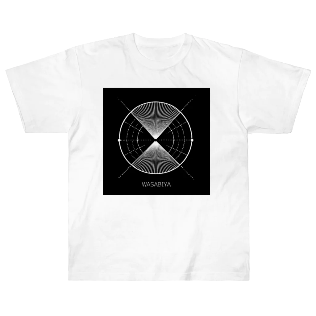 わさび屋の「Ｅ＝ｍｃ²」×WASABIYA Heavyweight T-Shirt