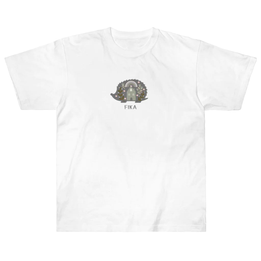 ZenCの【FIKA 北欧 ハリネズミ】2 Heavyweight T-Shirt