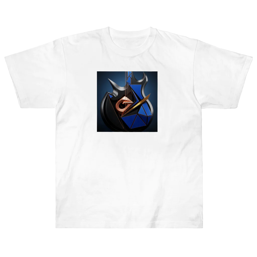 EijiPonの幾何学の楽器 Heavyweight T-Shirt