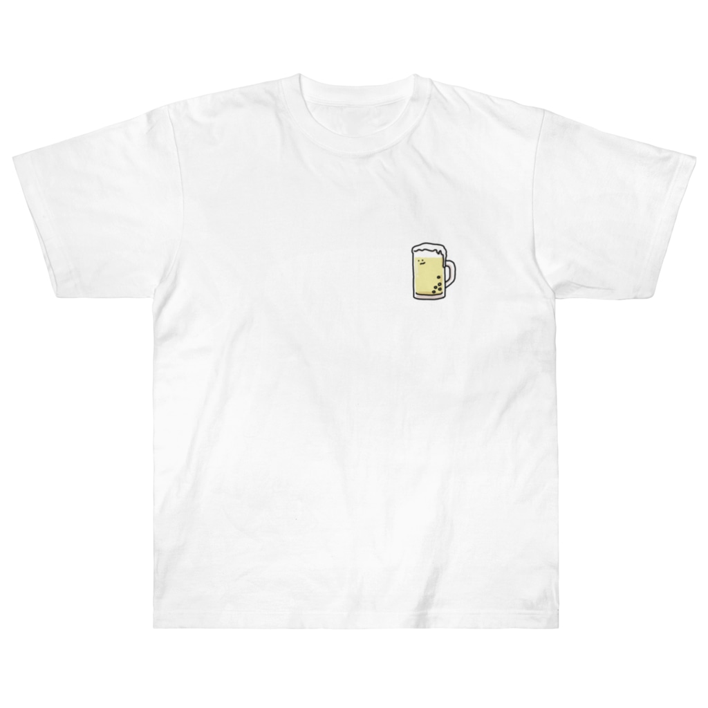 いそがしくてもメシのビールさんとえだまめさん Heavyweight T-Shirt