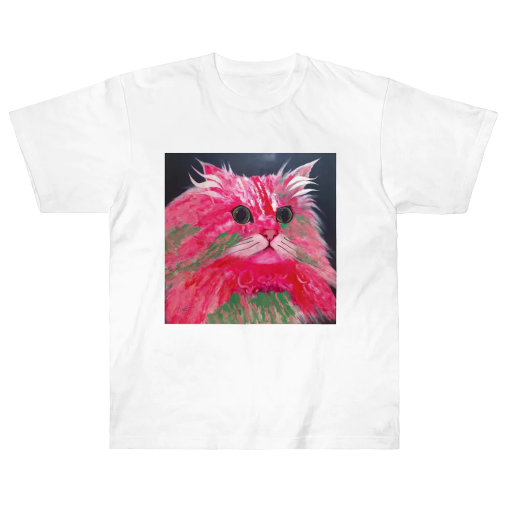 Ange Fleur （アンジュフルール）のRhodonite Cat（ロードナイト キャット） ヘビーウェイトTシャツ