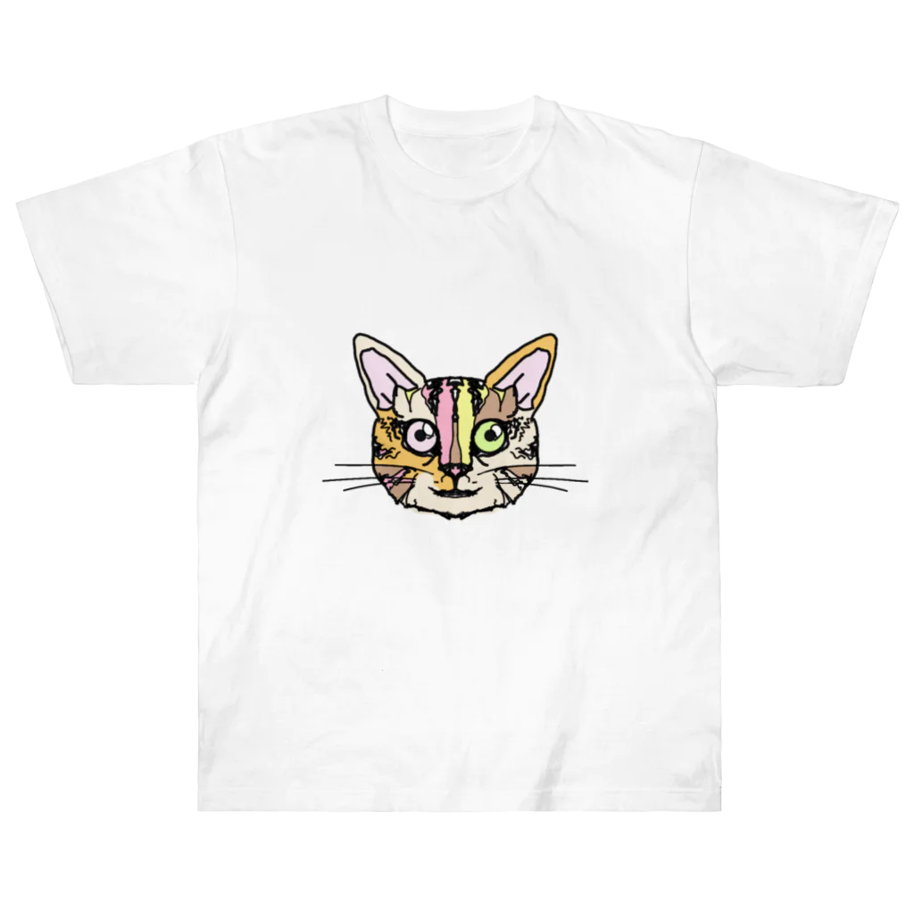 Full of vitality　(フル　オブ　バイタリティ)のcat★ネコ ヘビーウェイトTシャツ