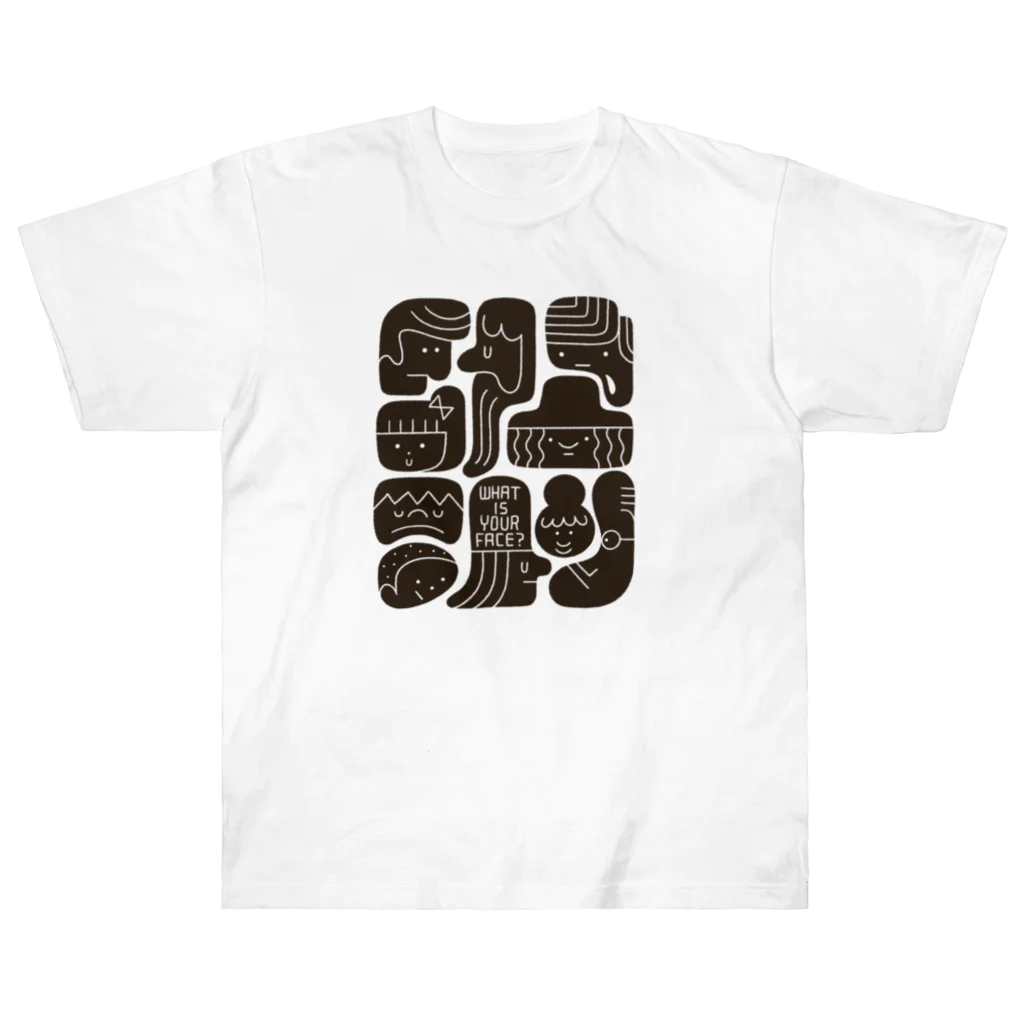 boo-banaのWHAT IS YOUR FACE? ヘビーウェイトTシャツ