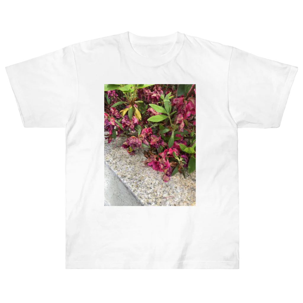 かわいいモルモットショップのドロドロのお花 Heavyweight T-Shirt