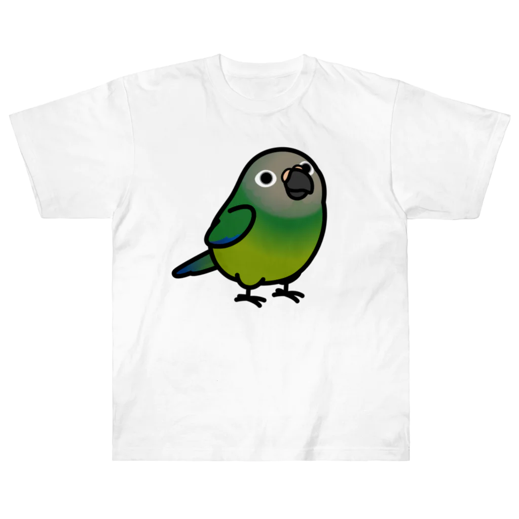 Cody the LovebirdのChubby Bird シモフリインコ Heavyweight T-Shirt