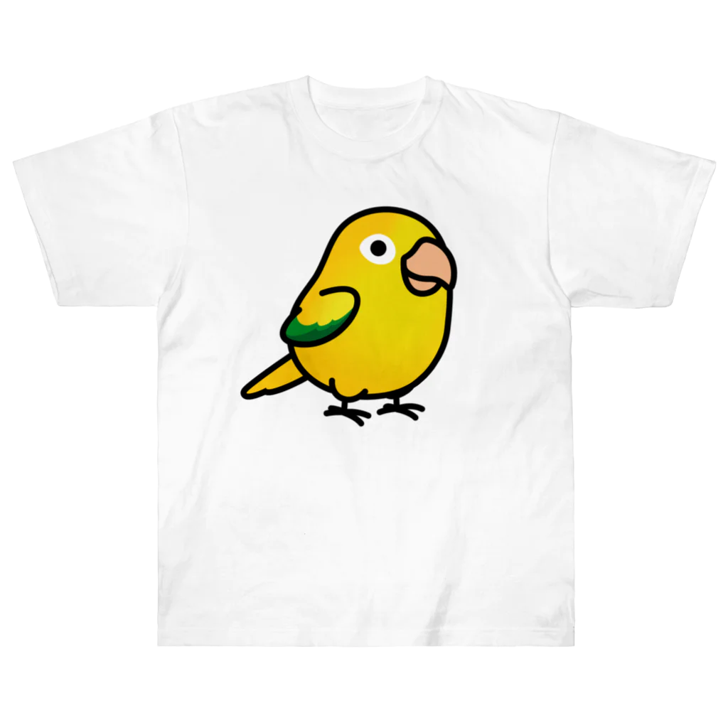 Cody the LovebirdのChubby Bird ニョオウインコ ヘビーウェイトTシャツ