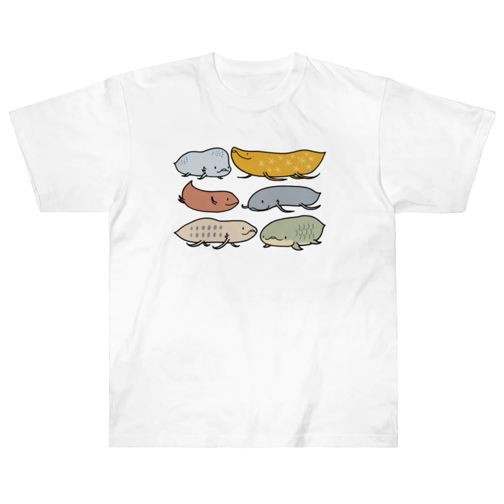 幻想水系branch　byいずもり・ようのFish or Newt? ヘビーウェイトTシャツ