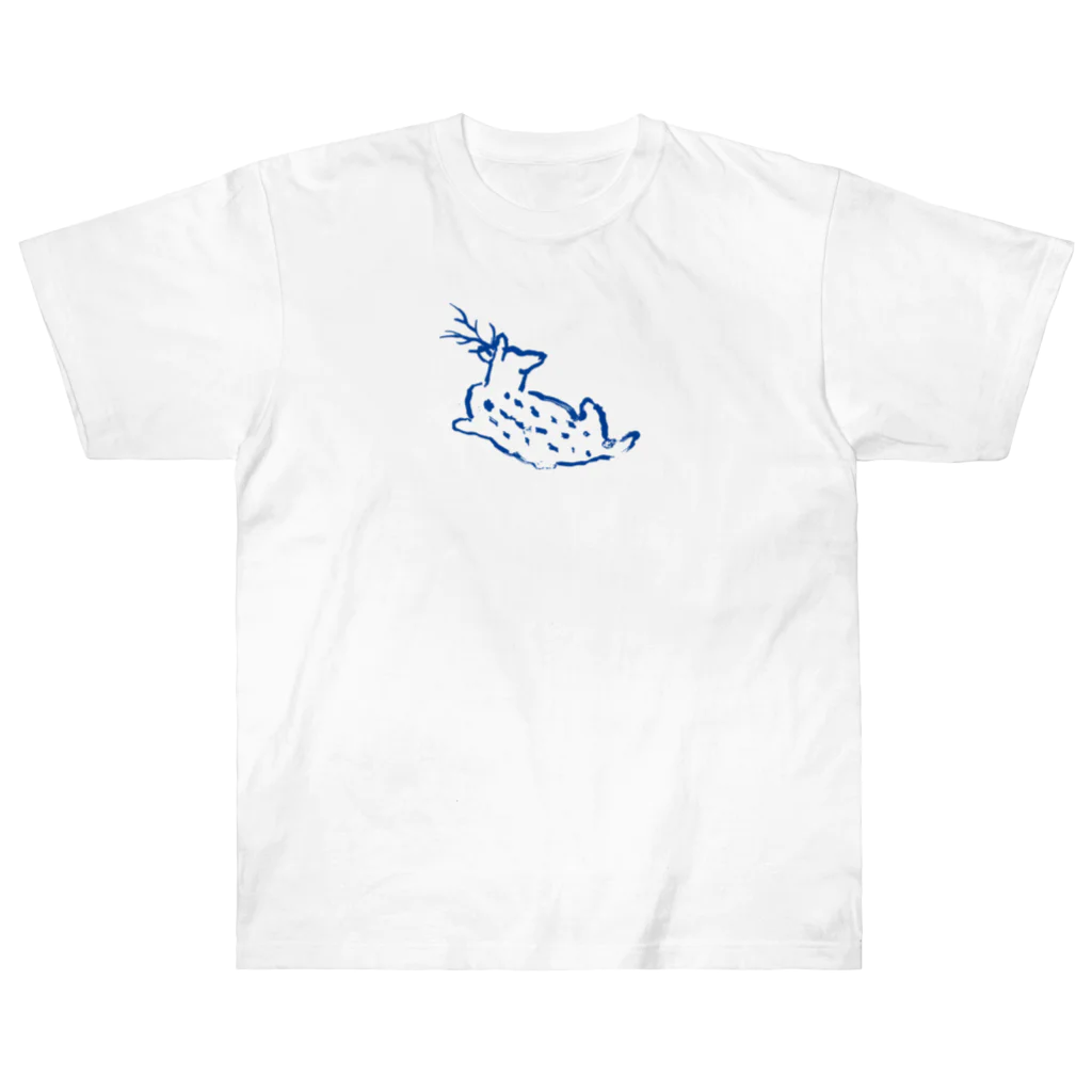 blue deer farmののんびりblue deer Heavyweight T-Shirt