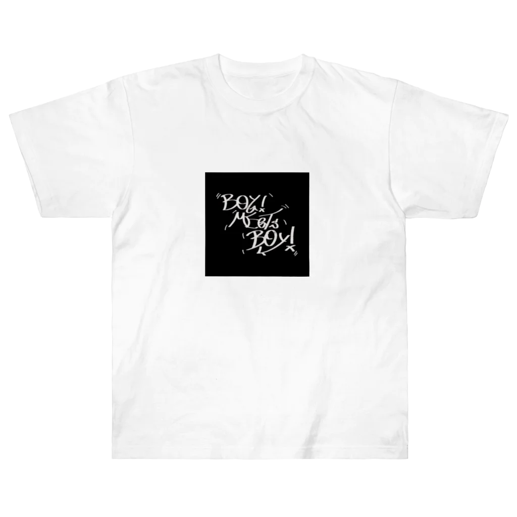 Boy Meets BoyのB!xMxB! SQUARE LOGO ver.Pre Lot ヘビーウェイトTシャツ