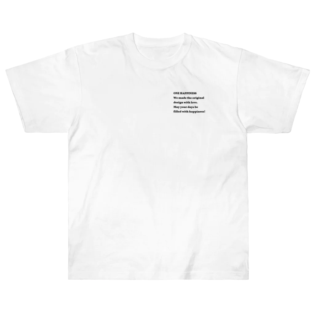 onehappinessのシンプル　ONE HAPPINESS Heavyweight T-Shirt