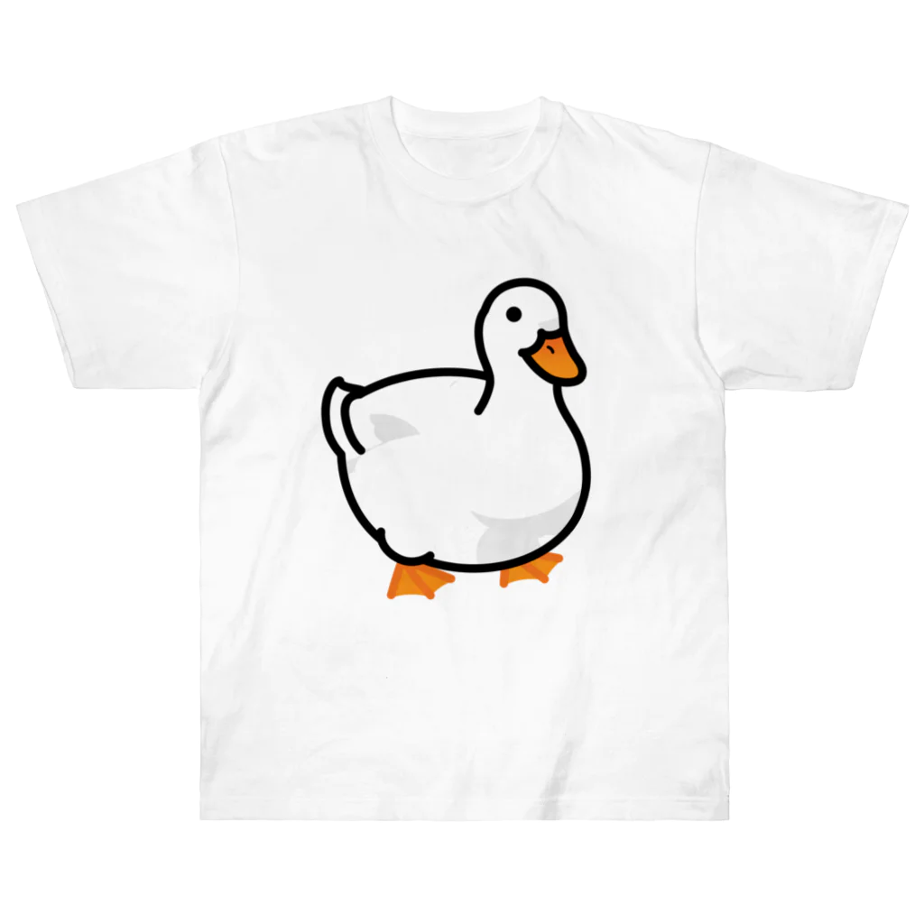 Cody the LovebirdのChubby Bird アヒル ヘビーウェイトTシャツ