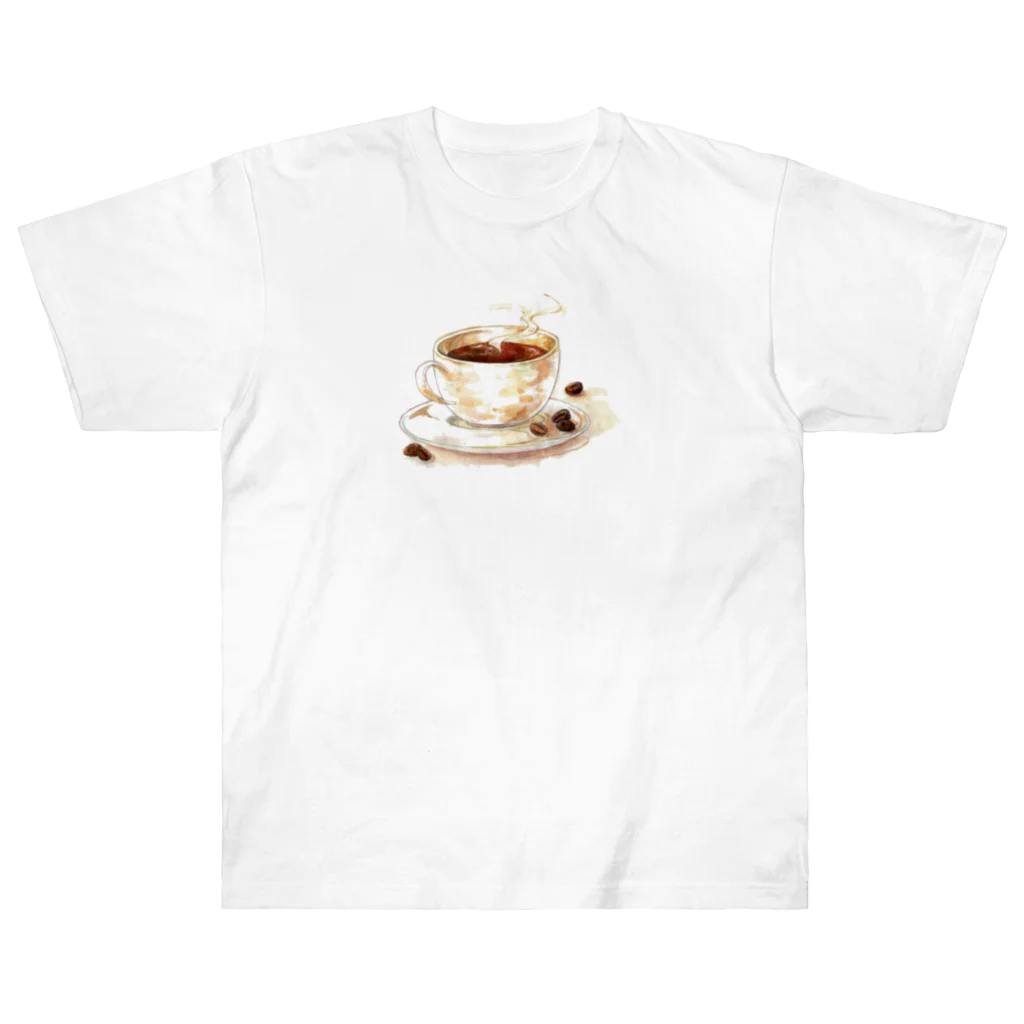 志瓜のSUZURIのカフェの珈琲 Heavyweight T-Shirt