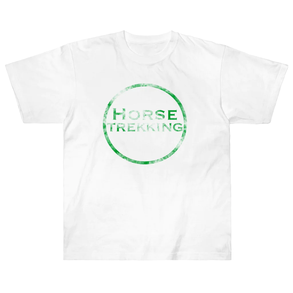 yuriekonoのHORSE TREKKING Heavyweight T-Shirt