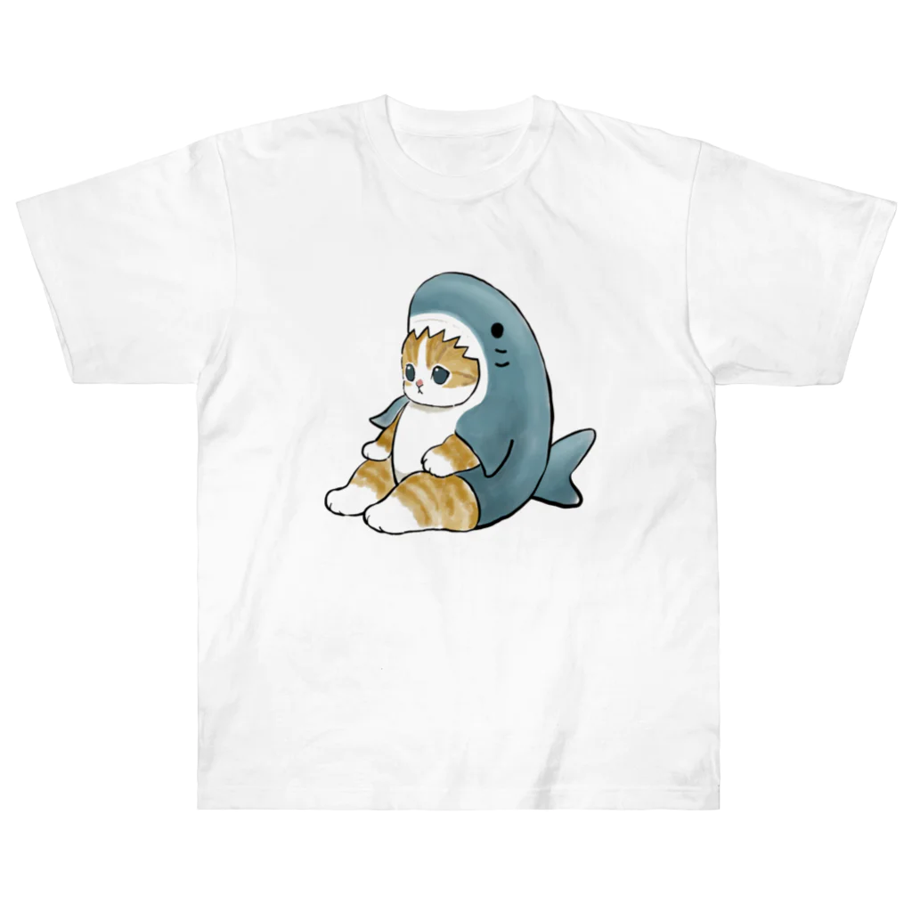 mofusandのサメにゃん ヘビーウェイトTシャツ