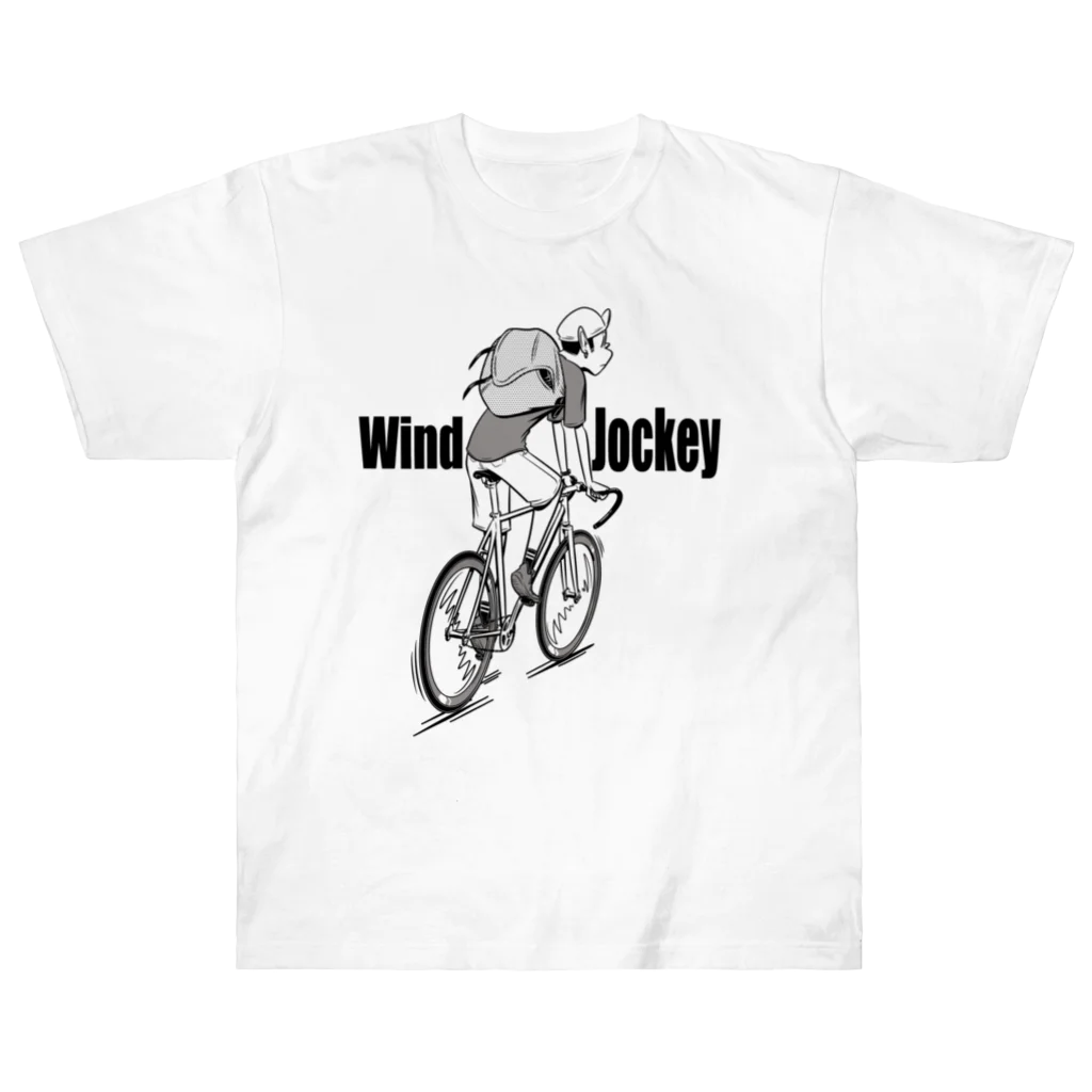 nidan-illustrationの"Wind Jockey" ヘビーウェイトTシャツ