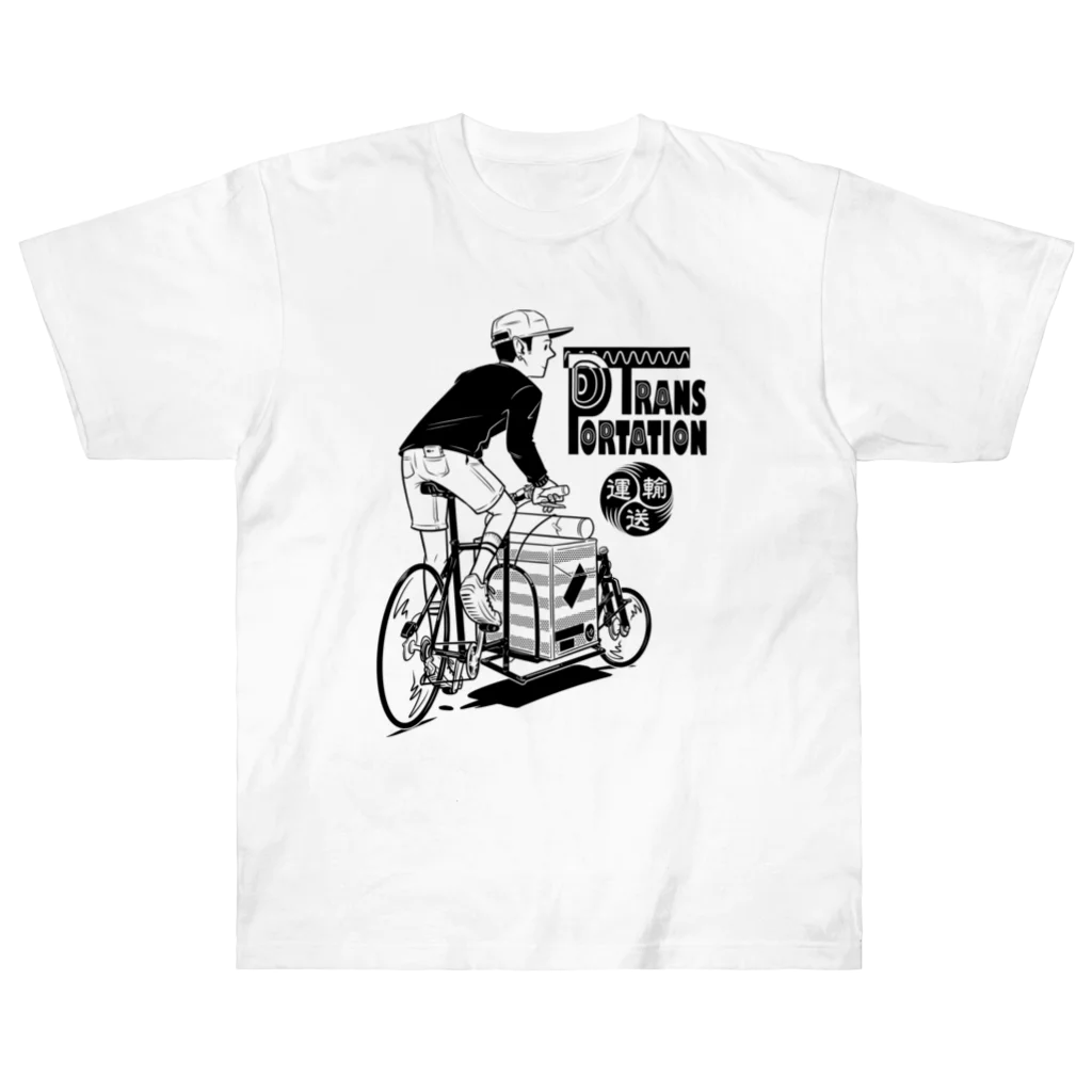 nidan-illustrationの"TRANSPORTATION" ヘビーウェイトTシャツ