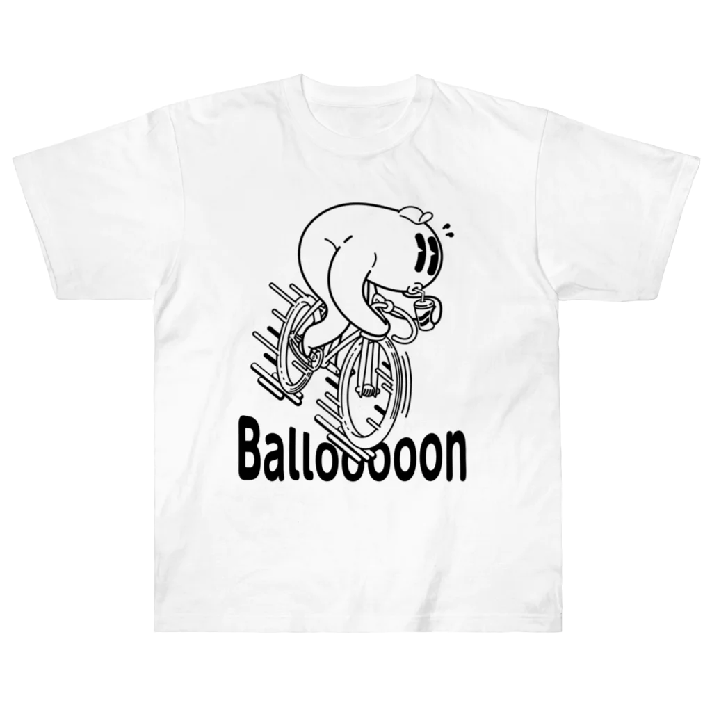nidan-illustrationの"Ballooooon" #1 ヘビーウェイトTシャツ