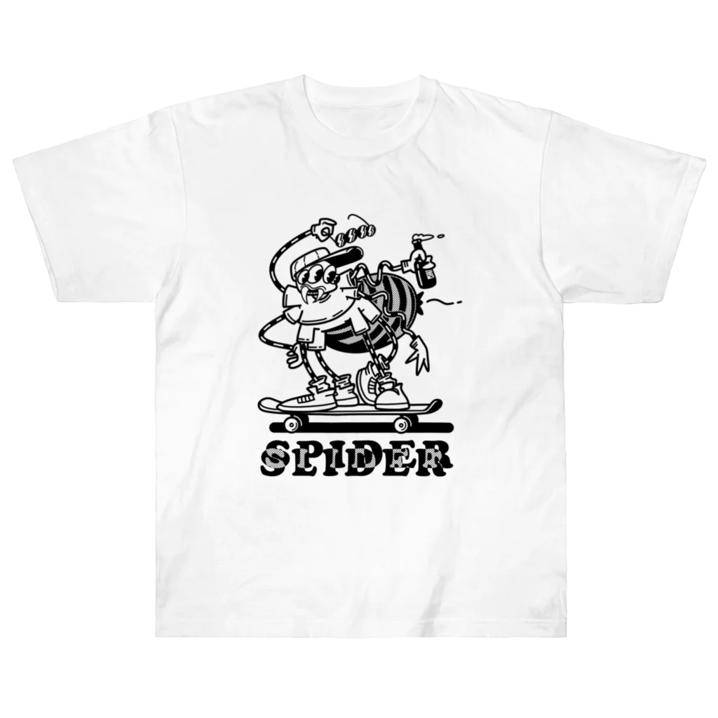 nidan-illustrationの"SPIDER SLIDER" ヘビーウェイトTシャツ