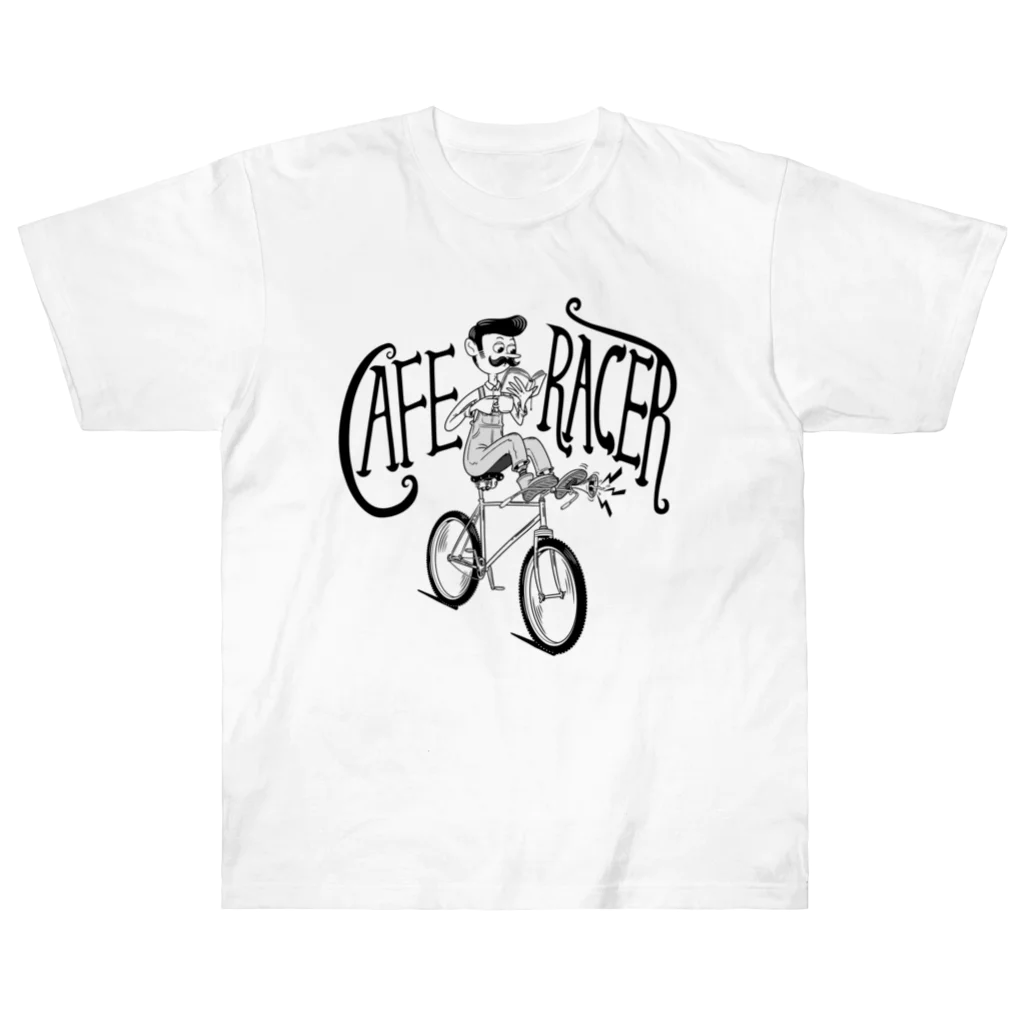 nidan-illustrationの"CAFE RACER" ヘビーウェイトTシャツ