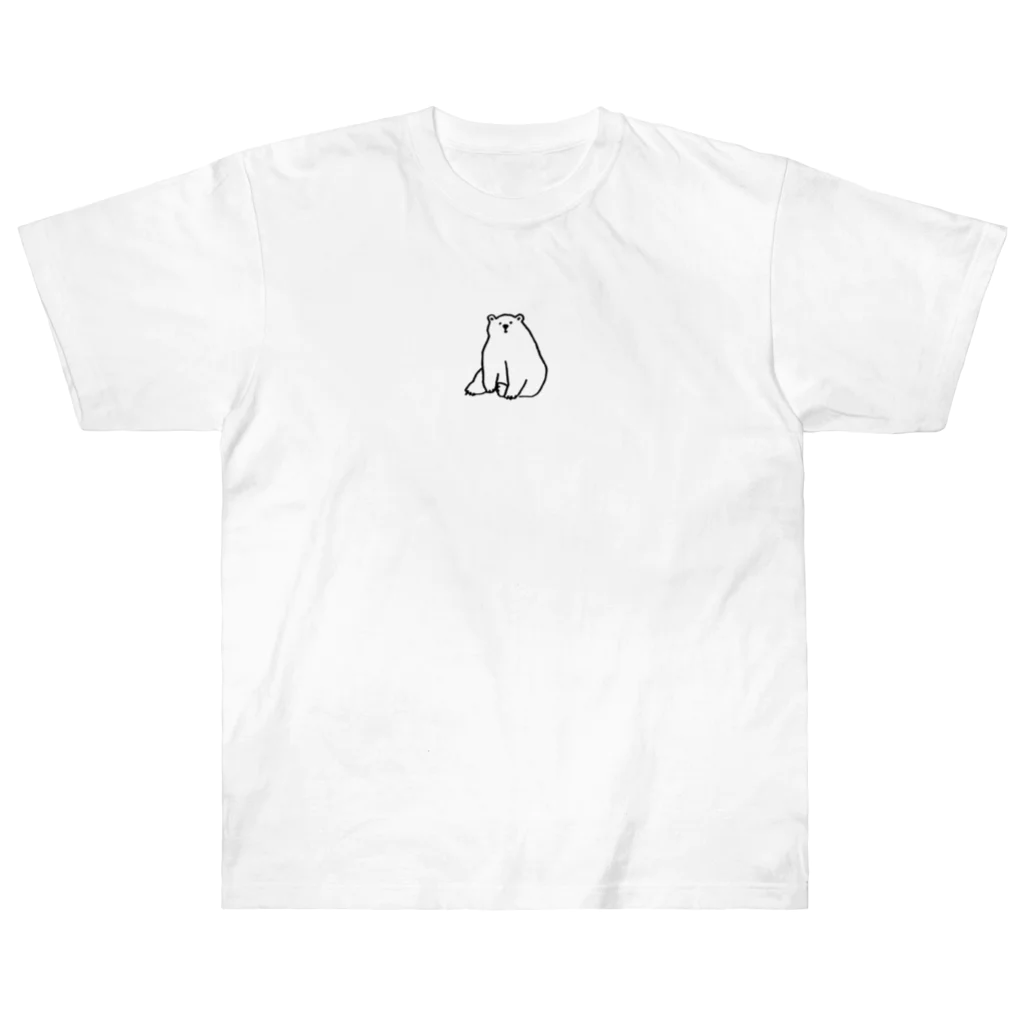 haraco(LILY.)のホッキョクグマ Heavyweight T-Shirt