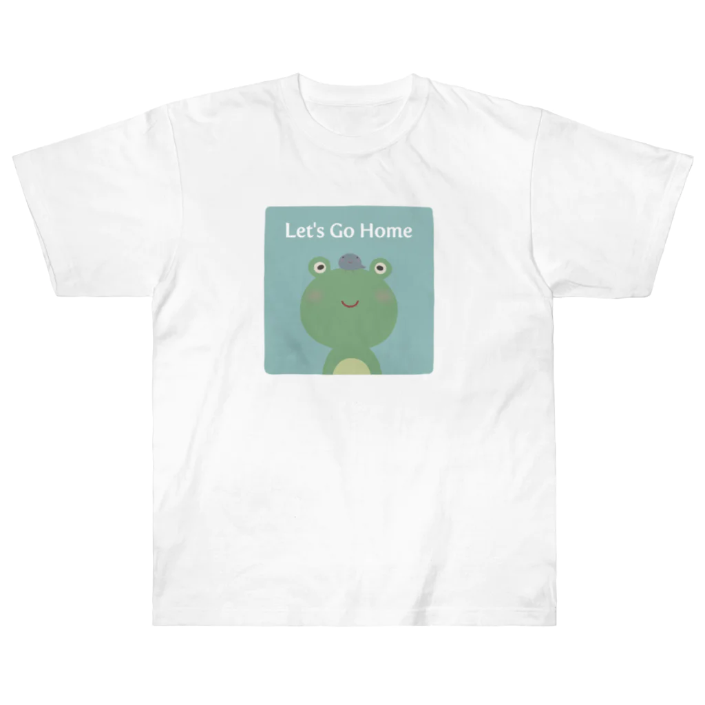 kg_shopのLet's Go Home ヘビーウェイトTシャツ