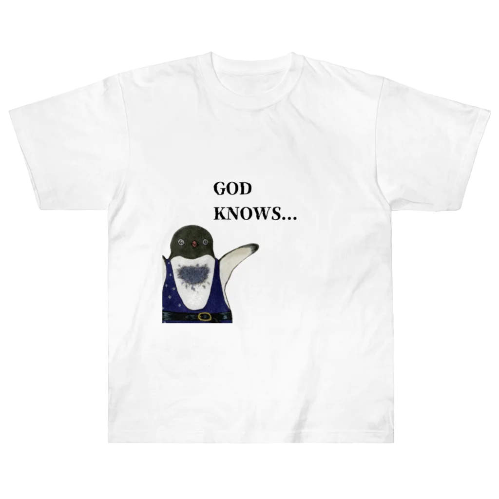 ヤママユ(ヤママユ・ペンギイナ)のGOD KNOWS... Heavyweight T-Shirt