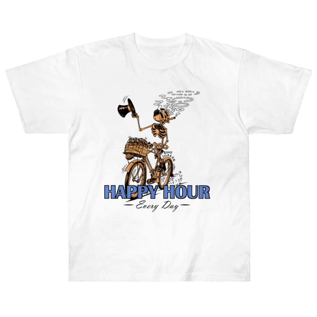 nidan-illustrationの"HAPPY HOUR"(clr) #1 ヘビーウェイトTシャツ