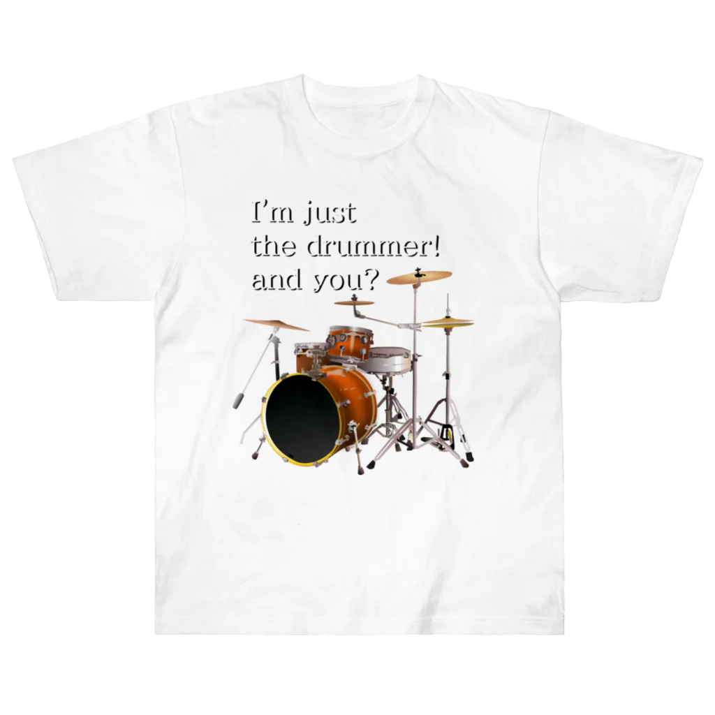 『NG （Niche・Gate）』ニッチゲート-- IN SUZURIのI'm just the drummer! and you? DW h.t. ヘビーウェイトTシャツ