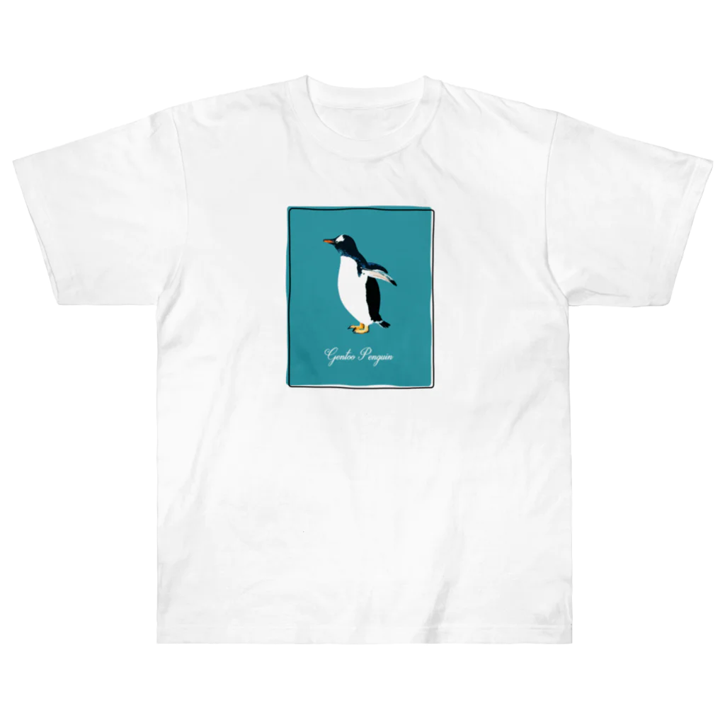 kg_shopのジェンツーペンギン【水彩デザイン】 Heavyweight T-Shirt