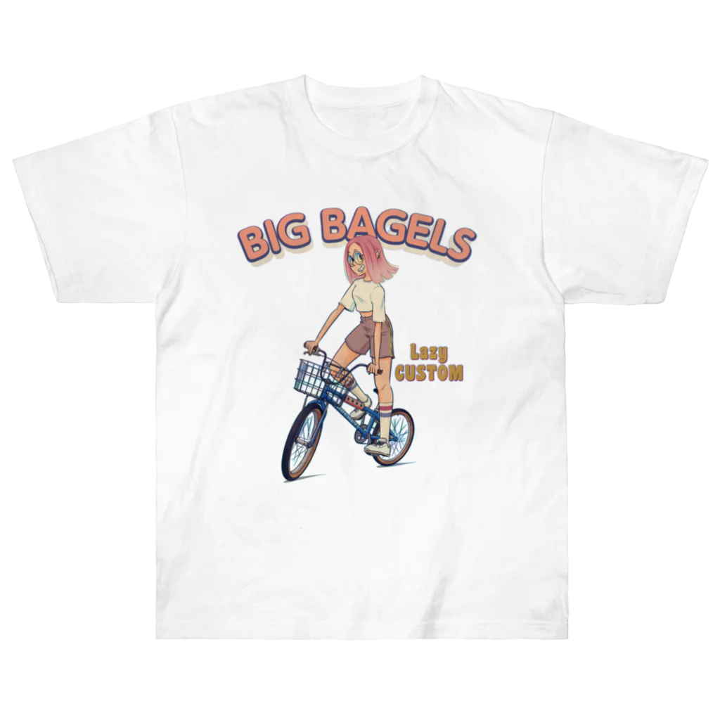 nidan-illustrationの"big bagels" ヘビーウェイトTシャツ