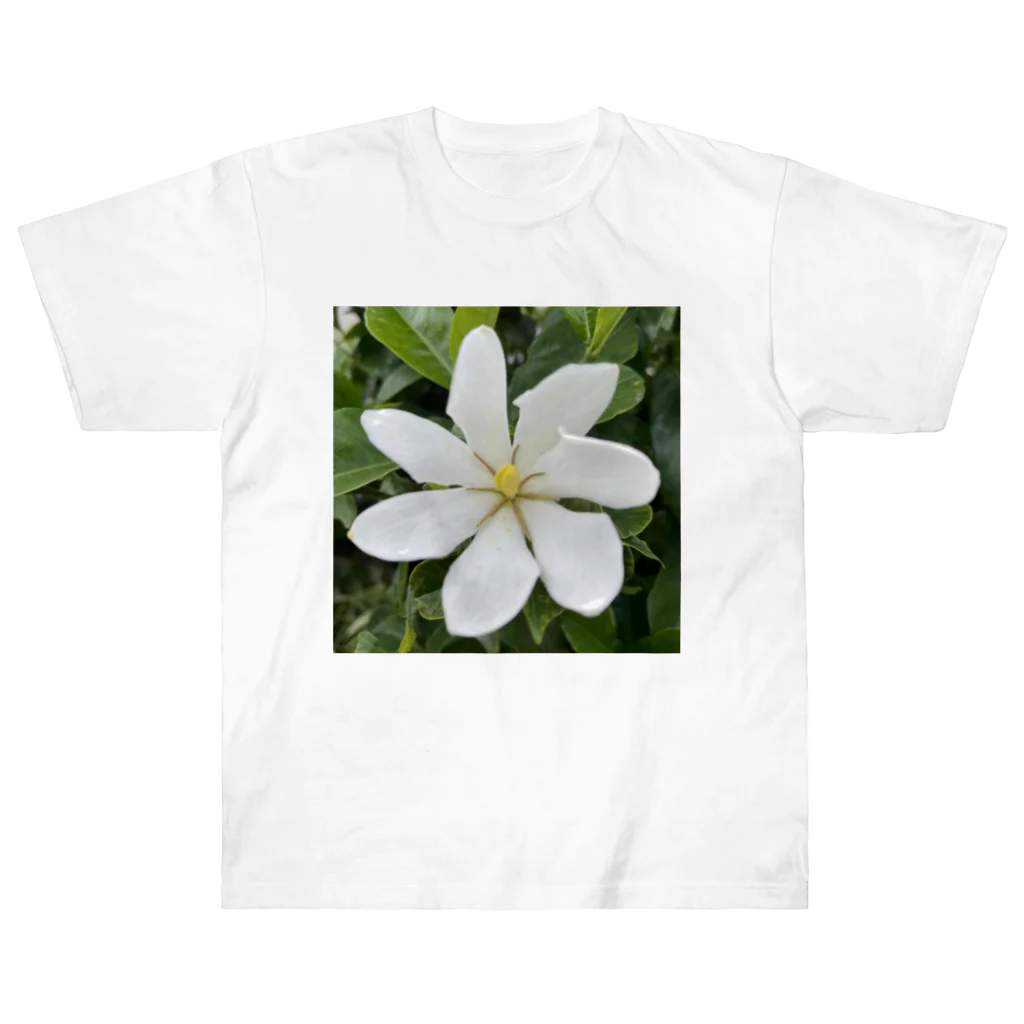 でおきしりぼ子の実験室の梔子の花 Heavyweight T-Shirt