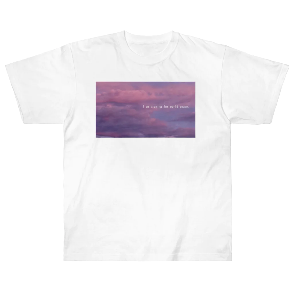 RIVERFIELDの夕空 Heavyweight T-Shirt