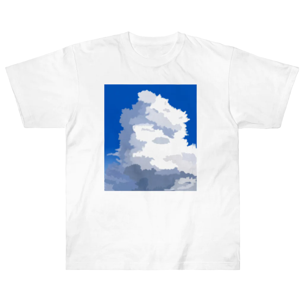 satoharuのもくもく積乱雲 ヘビーウェイトTシャツ