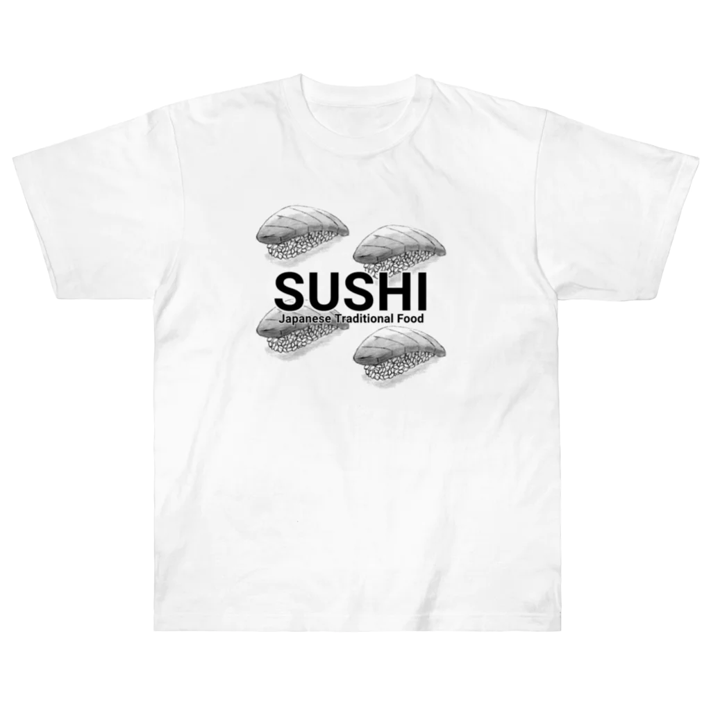 39Sの寿司 ～SUSHI～ Heavyweight T-Shirt