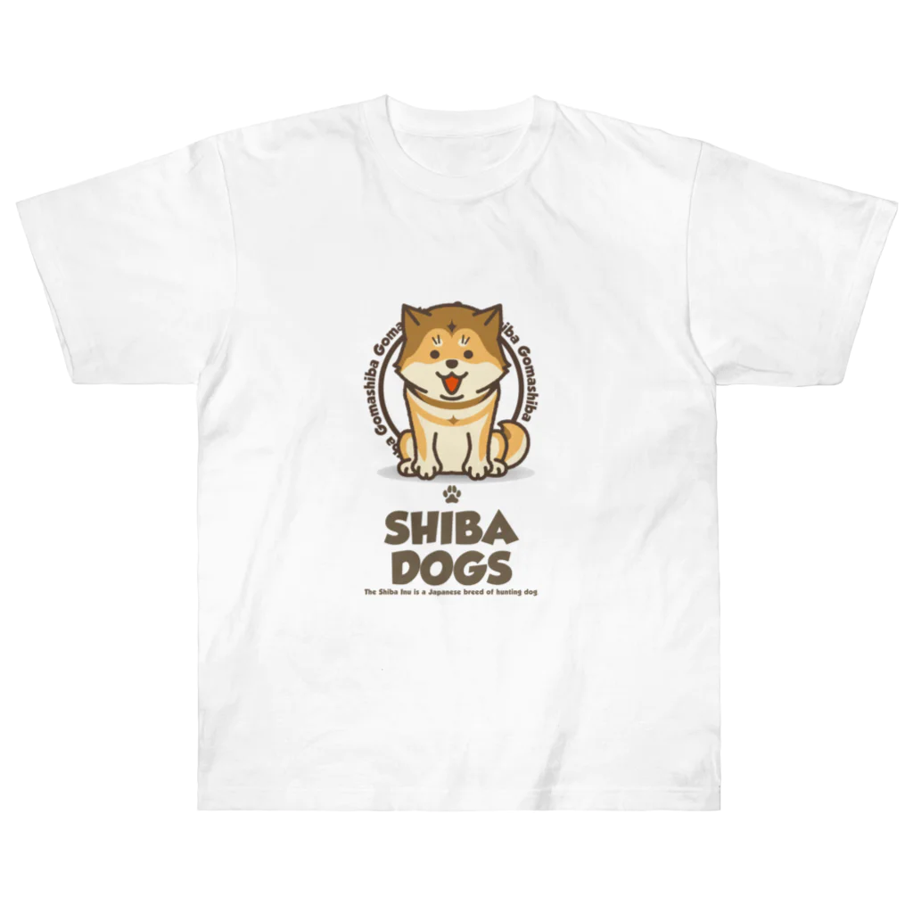 neguse511のSHIBA DOG　胡麻 ヘビーウェイトTシャツ