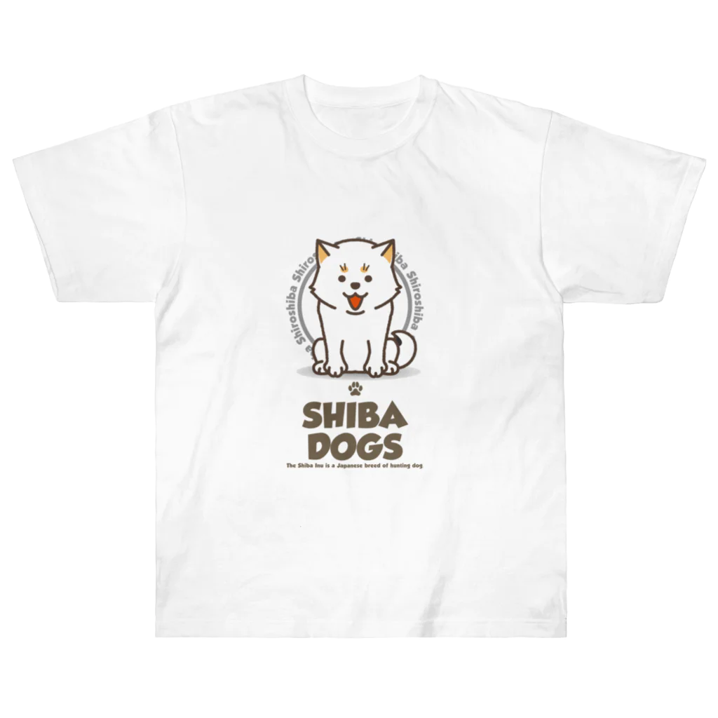 neguse511のSHIBA DOG　白 Heavyweight T-Shirt