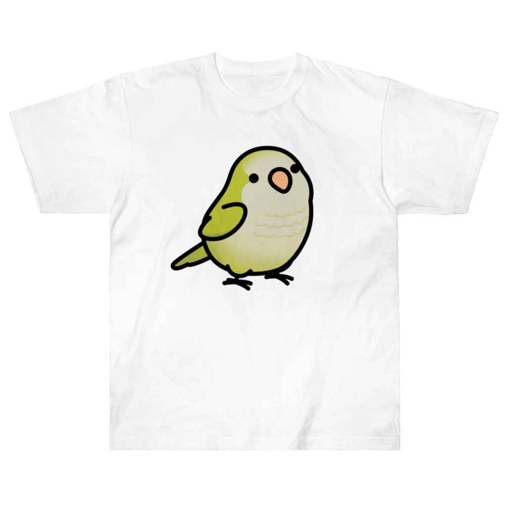 Cody the LovebirdのChubby Bird オキナインコ Heavyweight T-Shirt