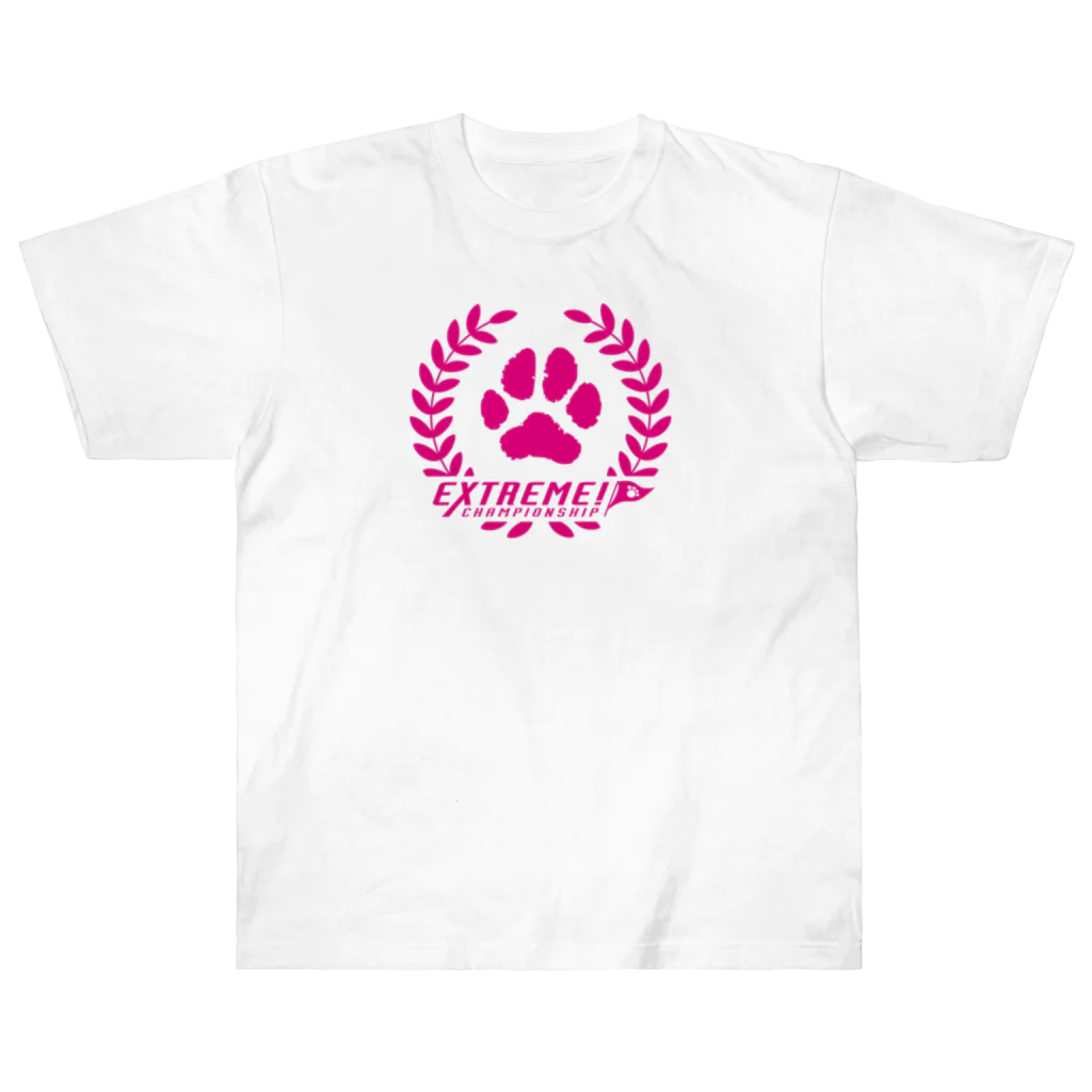 ドッグライフプランはしもとのドッグスポーツ・エクストリーム　ロゴ（丸形） Heavyweight T-Shirt