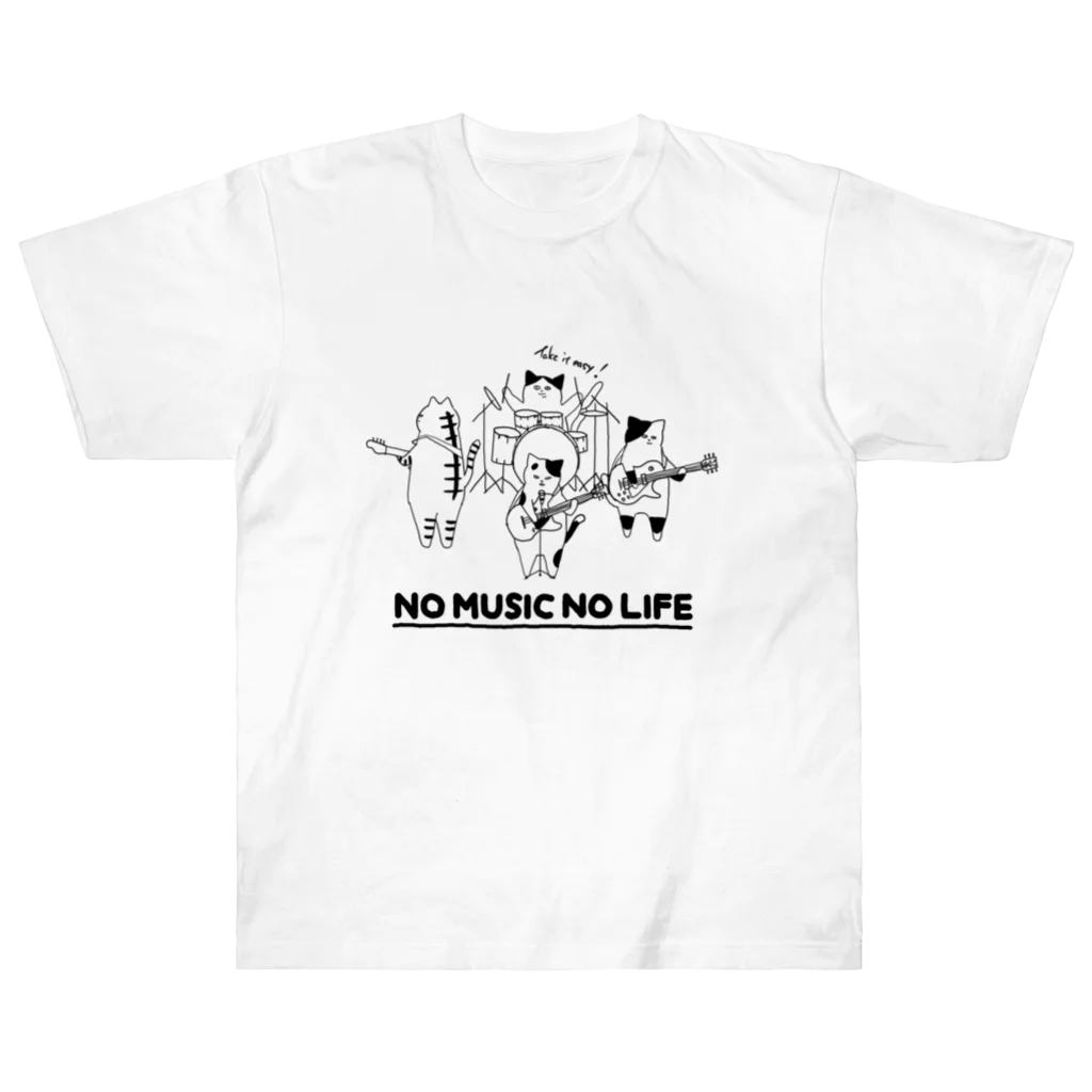 tieのねこバンド Heavyweight T-Shirt