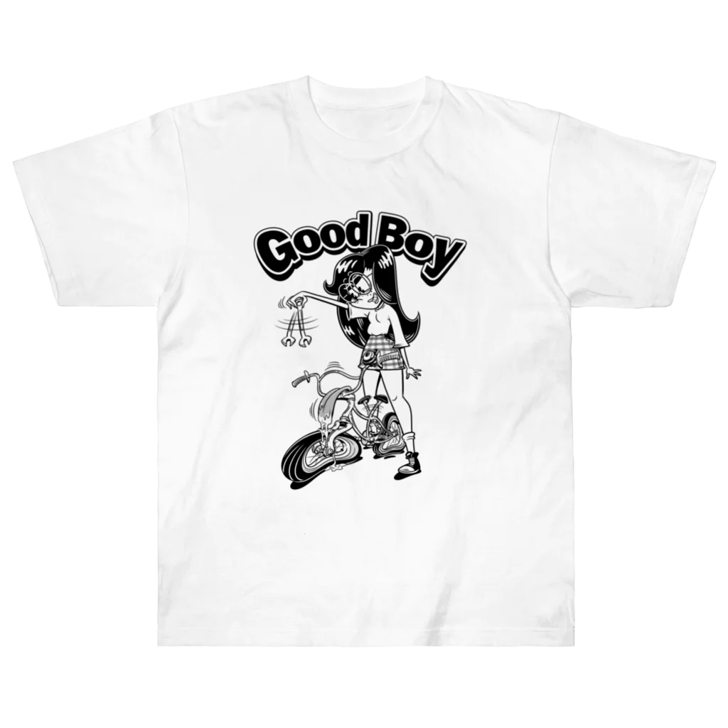 nidan-illustrationの"Good Boy" ヘビーウェイトTシャツ