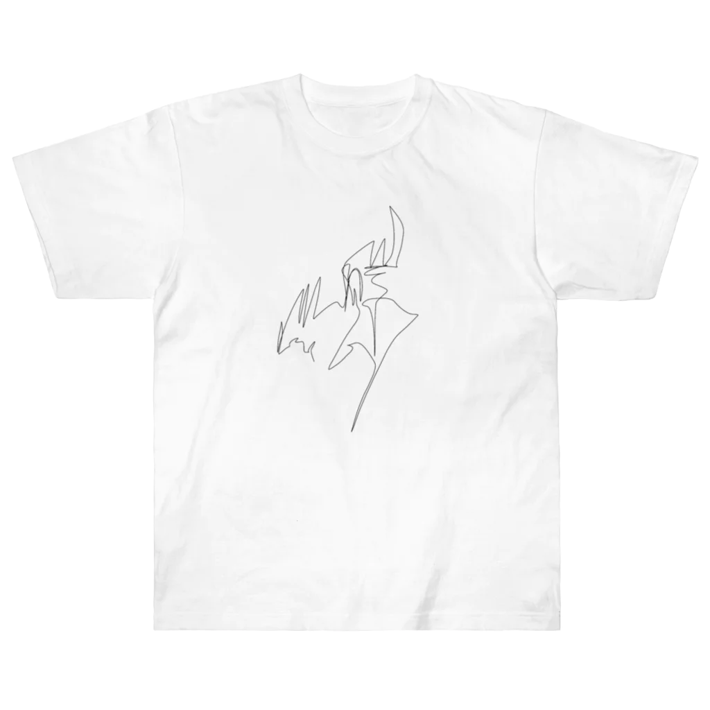 ハマチのよこがお Heavyweight T-Shirt