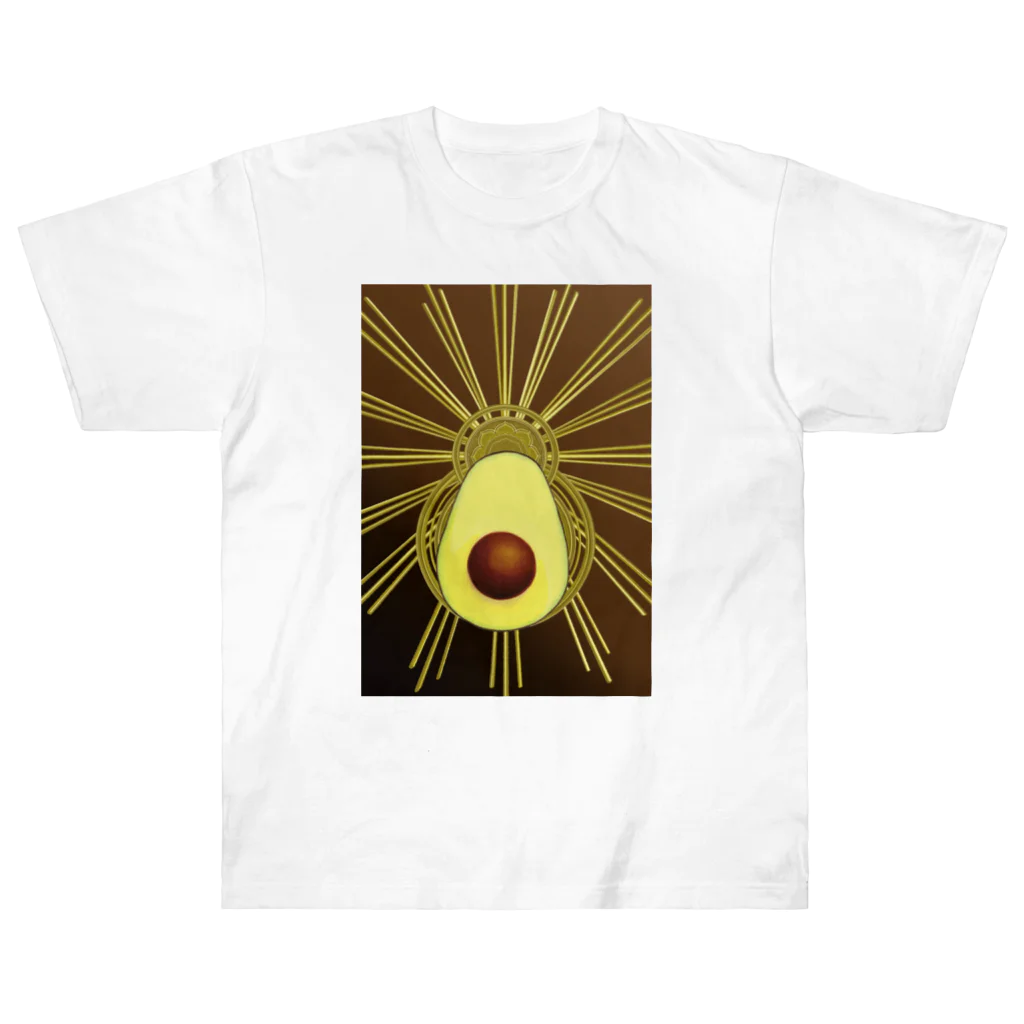目野正月のアボ仏 Heavyweight T-Shirt
