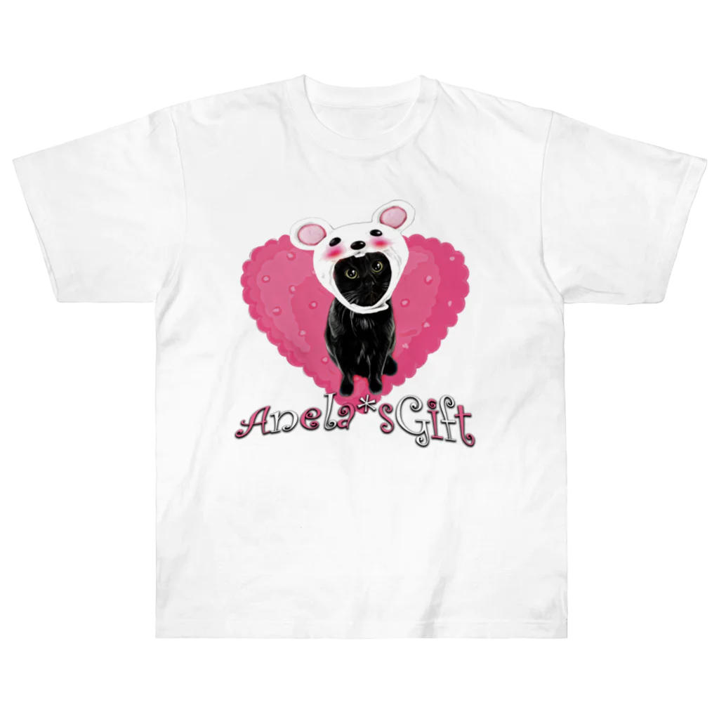 Anela'sGiftのはーとふるめいちゃん Heavyweight T-Shirt