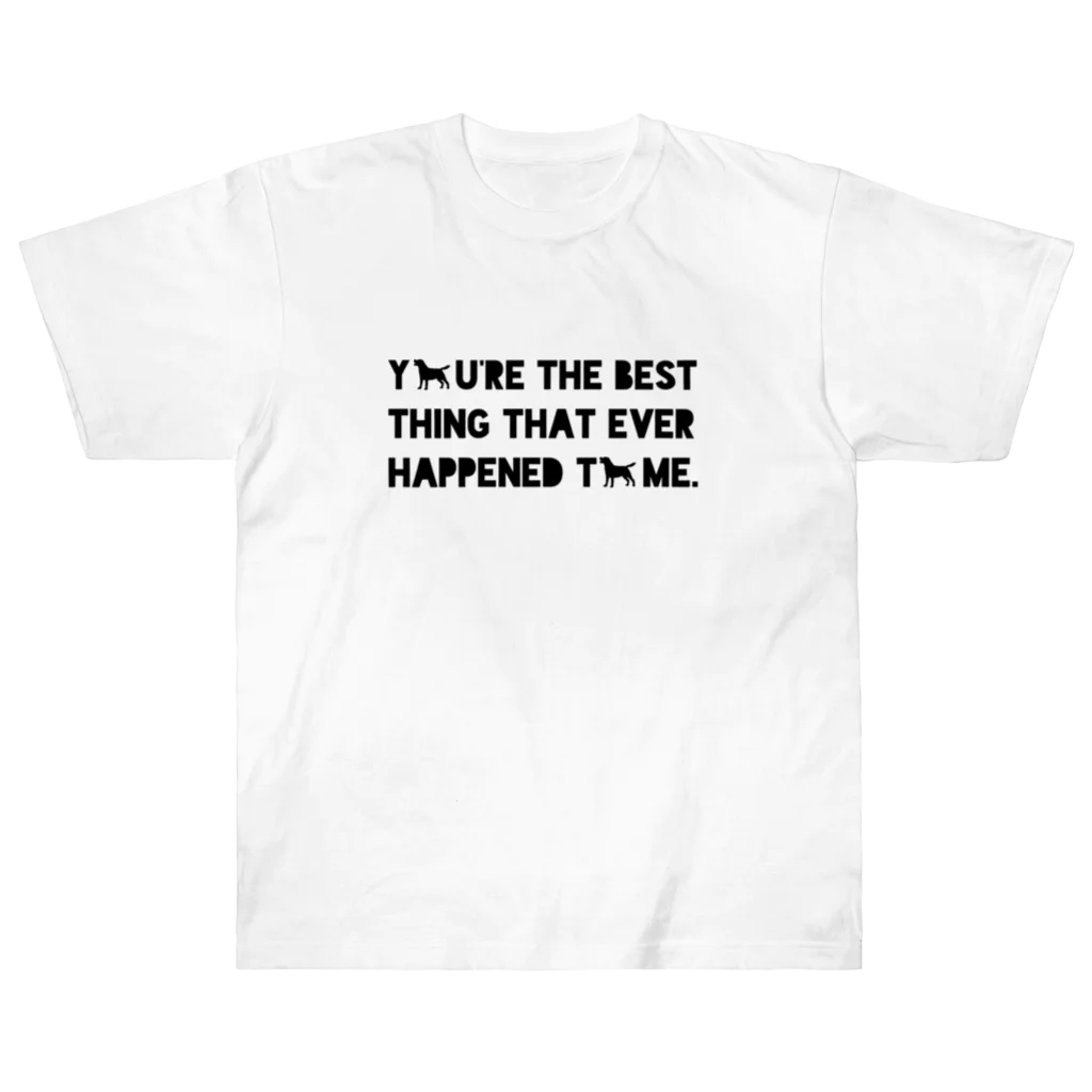 onehappinessのラブラドールレトリバー Heavyweight T-Shirt