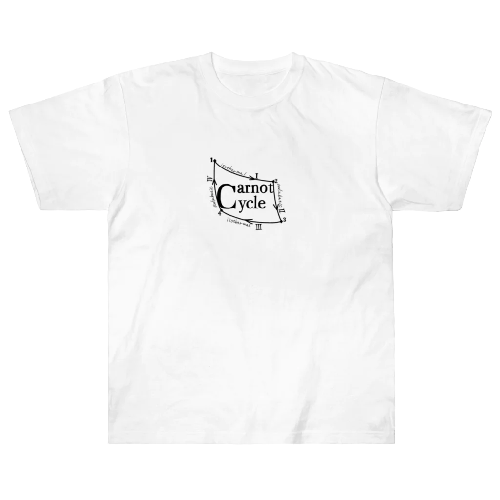 あめますのおすしのCarnot cycle (カルノーサイクル) Heavyweight T-Shirt