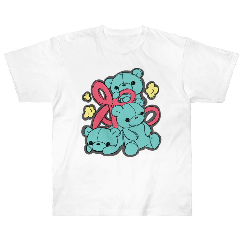 みゃい🧸🐾のはさみくみゃ３ Heavyweight T-Shirt