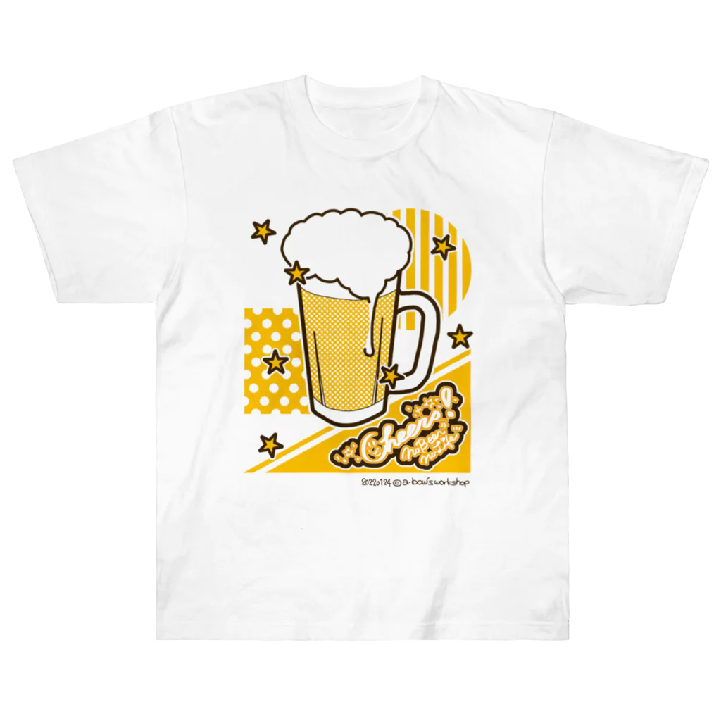 a-bow's workshop(あーぼぅズ ワークショップ)のCheers! Heavyweight T-Shirt