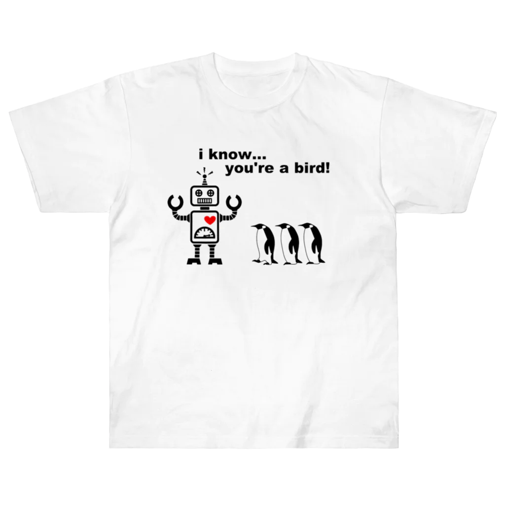 ブランケット大佐のペンギンとロボ Heavyweight T-Shirt